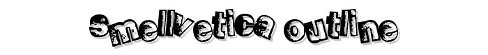 Smellvetica Outline font